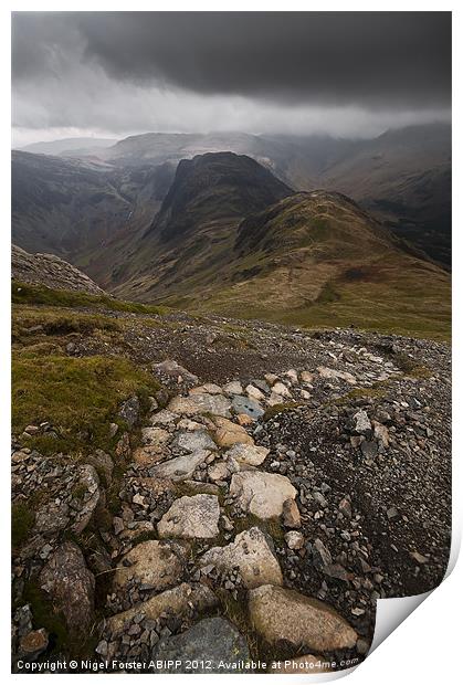 Hay Stacks Path Print by Creative Photography Wales