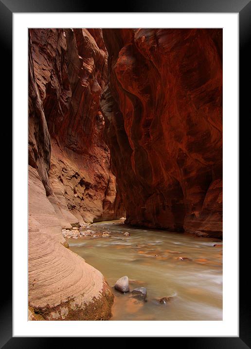 The Narrows II Framed Mounted Print by Thomas Schaeffer