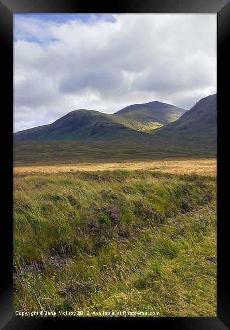 Glencoe, Highlands of Scotland Framed Print by Jane McIlroy