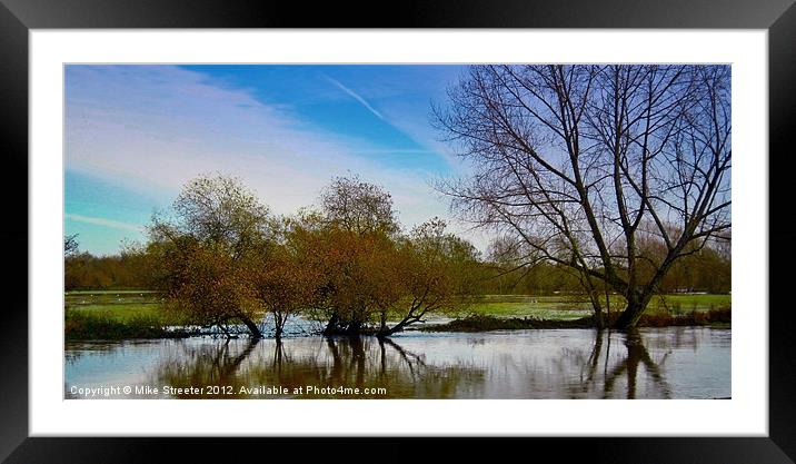 Water Water Everywhere 2 Framed Mounted Print by Mike Streeter
