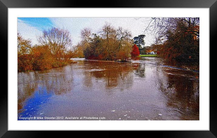 Wayward River Framed Mounted Print by Mike Streeter