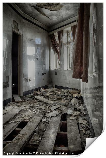 DERELICT TILES Print by Rob Toombs