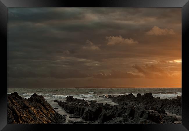 Croyde Bay Framed Print by Dave Wilkinson North Devon Ph