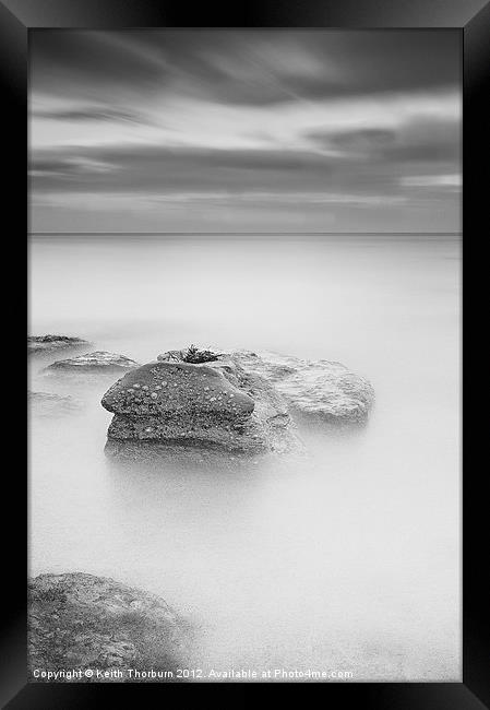 Long Exposure Sea Framed Print by Keith Thorburn EFIAP/b