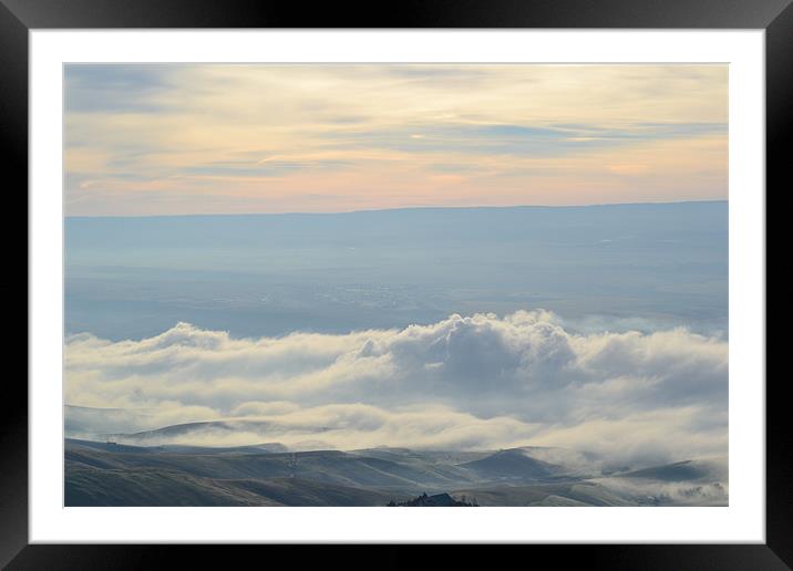 Fogged In Framed Mounted Print by Gary Andersen