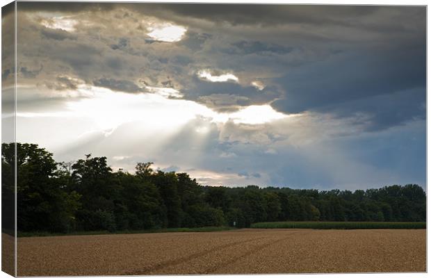 Breaking storm Canvas Print by Ian Middleton