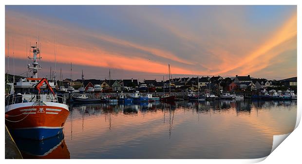 Dingle Harbor Print by barbara walsh