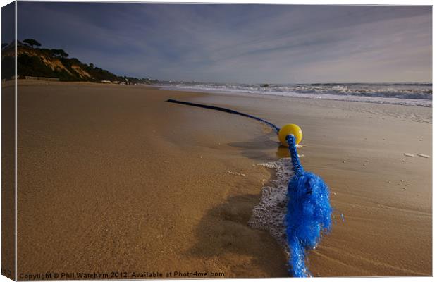 Rope and Bouy Canvas Print by Phil Wareham