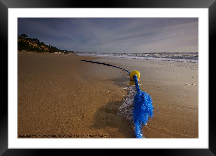 Rope and Bouy Framed Mounted Print by Phil Wareham
