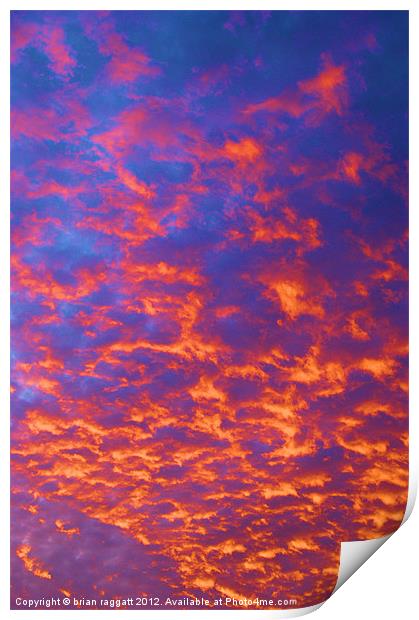 Coral Sky Print by Brian  Raggatt