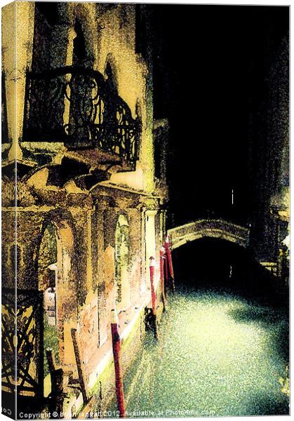 Last Night in Venice Canvas Print by Brian  Raggatt