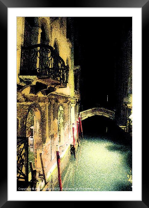 Last Night in Venice Framed Mounted Print by Brian  Raggatt
