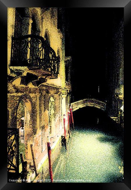 Last Night in Venice Framed Print by Brian  Raggatt