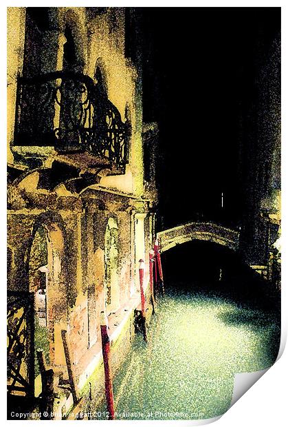 Last Night in Venice Print by Brian  Raggatt