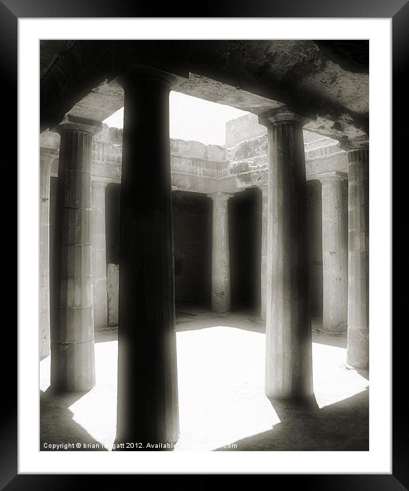 Pillars to Eternity Framed Mounted Print by Brian  Raggatt