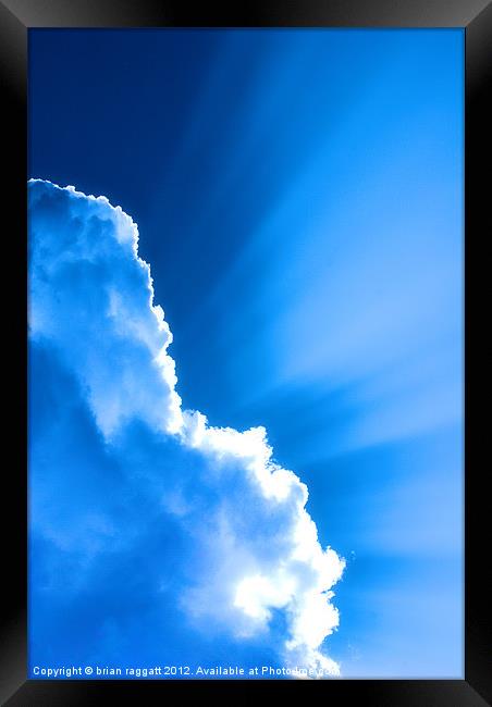 Heavens Above Framed Print by Brian  Raggatt