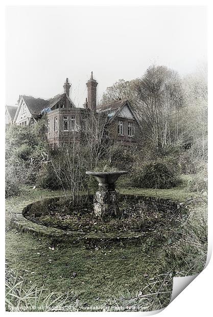 THE MANOR Print by Rob Toombs