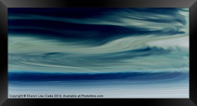 Ocean Framed Print by Sharon Lisa Clarke