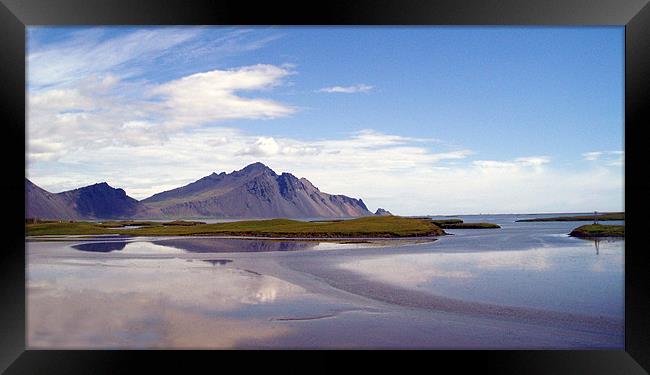 Iceland Hofn  Framed Print by David Turnbull