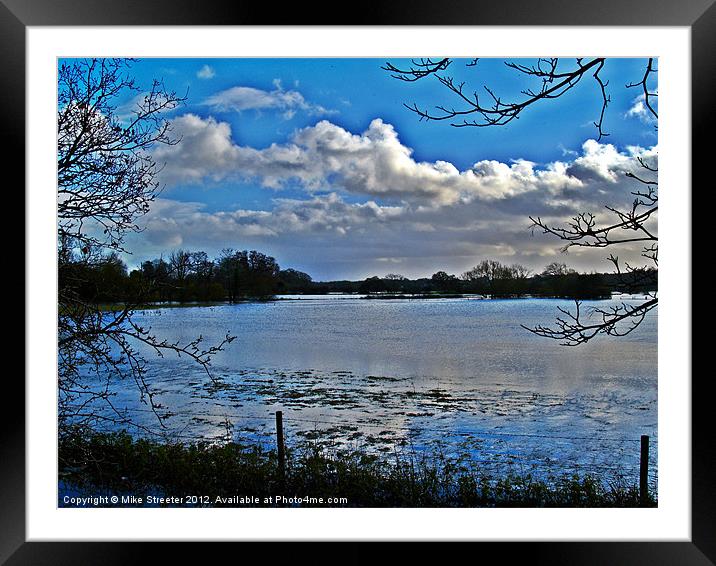 Inland Sea 2 Framed Mounted Print by Mike Streeter