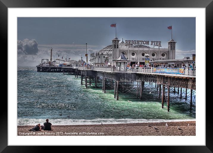 Brighton Pier Framed Mounted Print by Jasna Buncic