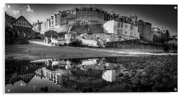 Cromer Seafront Acrylic by Simon Wrigglesworth