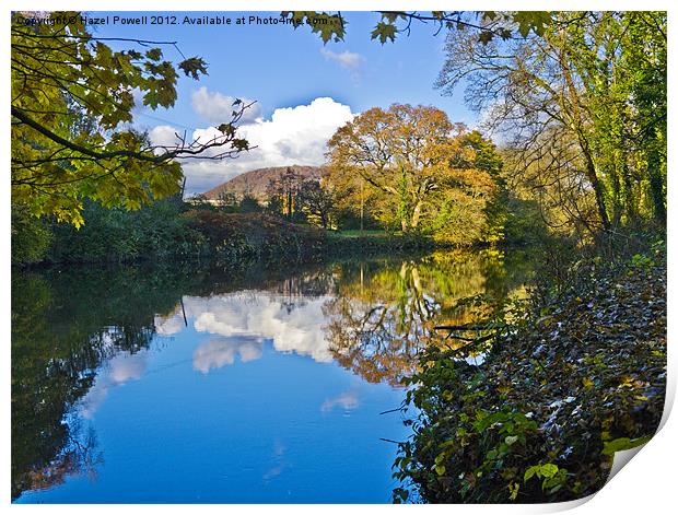 River Taff Print by Hazel Powell