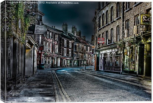 Evening in Low Petergate Canvas Print by Trevor Kersley RIP