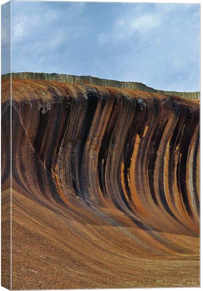Wave Rock Canvas Print by Laura Witherden