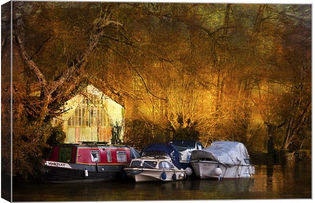 Life on the Water Canvas Print by Dawn Cox