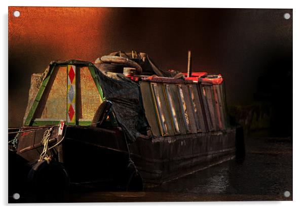 Ghost Boat Acrylic by Dawn Cox