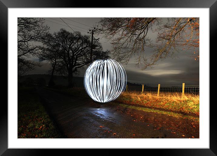 Approaching Light Framed Mounted Print by Gavin Wilson