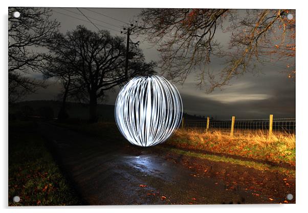 Approaching Light Acrylic by Gavin Wilson