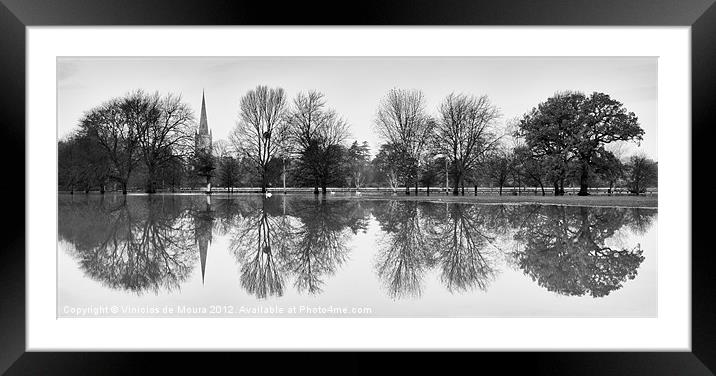 Reflections Framed Mounted Print by Vinicios de Moura