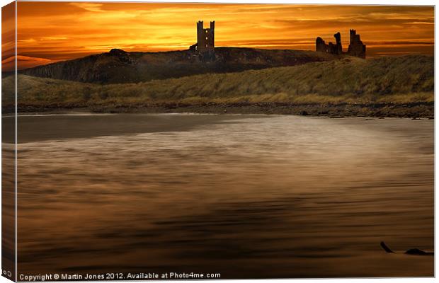 The Ancient Fortress of Dunstanburgh Canvas Print by K7 Photography