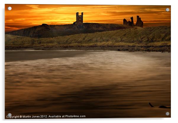 The Ancient Fortress of Dunstanburgh Acrylic by K7 Photography
