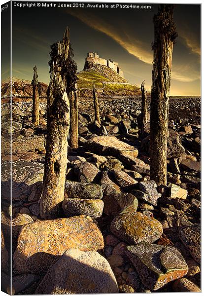 Lindisfarne Sun Up Canvas Print by K7 Photography