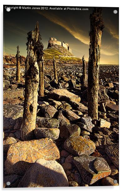 Lindisfarne Sun Up Acrylic by K7 Photography