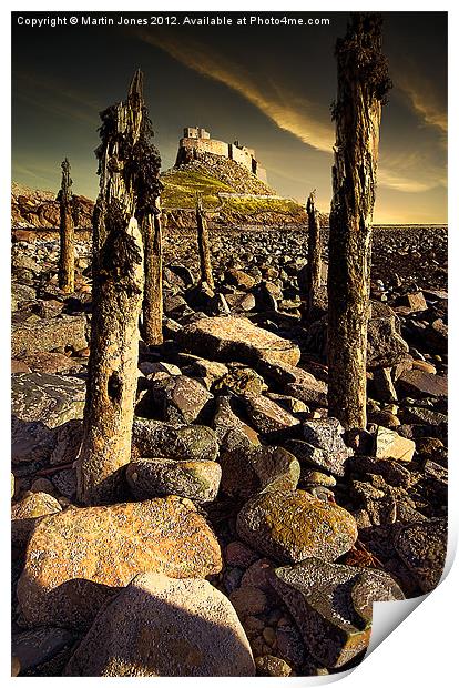 Lindisfarne Sun Up Print by K7 Photography
