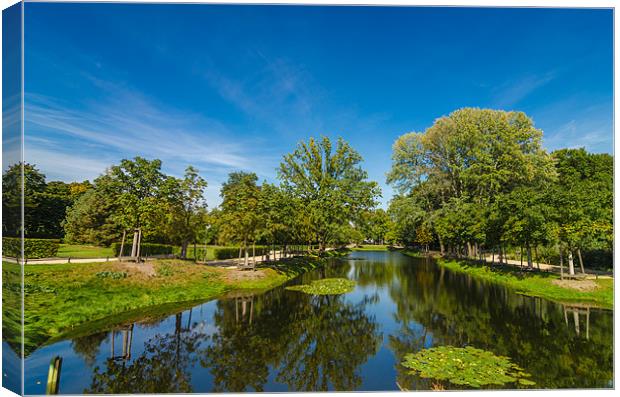 Goldfischteich Pond Canvas Print by Jonah Anderson Photography