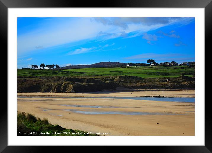 Hayle Estuary, Cornwall Framed Mounted Print by Louise Heusinkveld