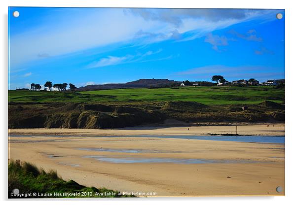 Hayle Estuary, Cornwall Acrylic by Louise Heusinkveld