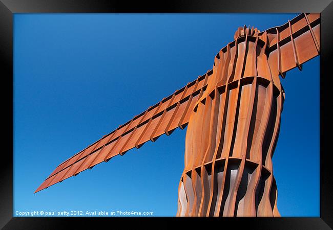 Angel of the North Framed Print by paul petty
