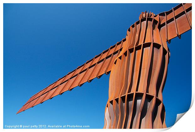 Angel of the North Print by paul petty