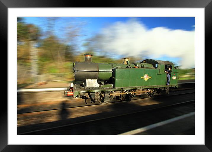 Steam Railway Framed Mounted Print by David French