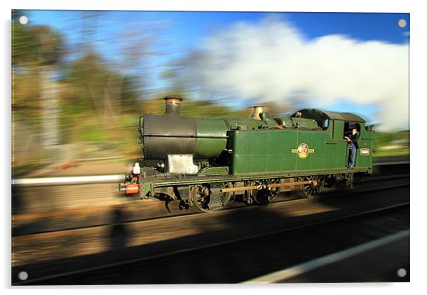 Steam Railway Acrylic by David French