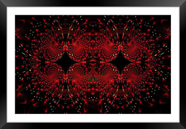 Diamond Mask Framed Mounted Print by Mary Lane