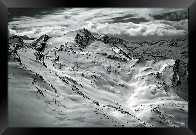 Austrian Alps Framed Print by Jan Venter