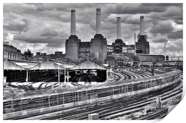 Battersea Power Station Print by Jan Venter