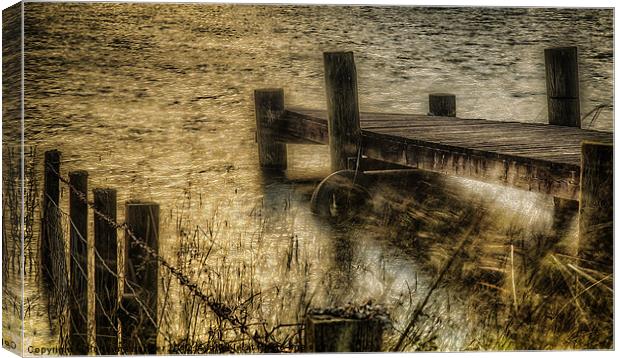 The Jetty Canvas Print by Fiona Messenger